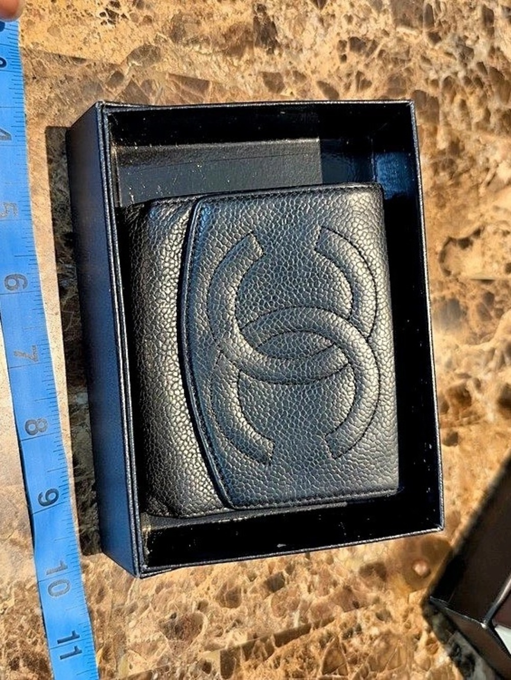 Chanel Black Card Holder